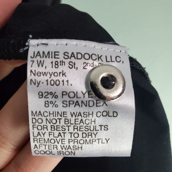 Jamie Sadock Womens Pink Black Gray Colorblock Sleeveless Golf Polo Size Large - Picture 7 of 7